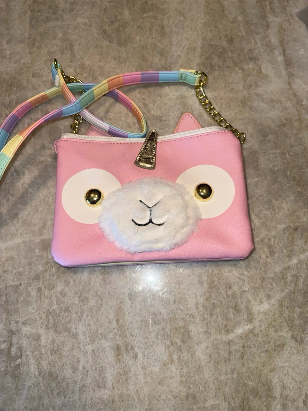Betsey Johnson unicorn lama crossbody